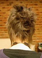 cieniowane fryzury krótkie - uczesanie damskie z włosów krótkich cieniowanych zdjęcie numer 66B